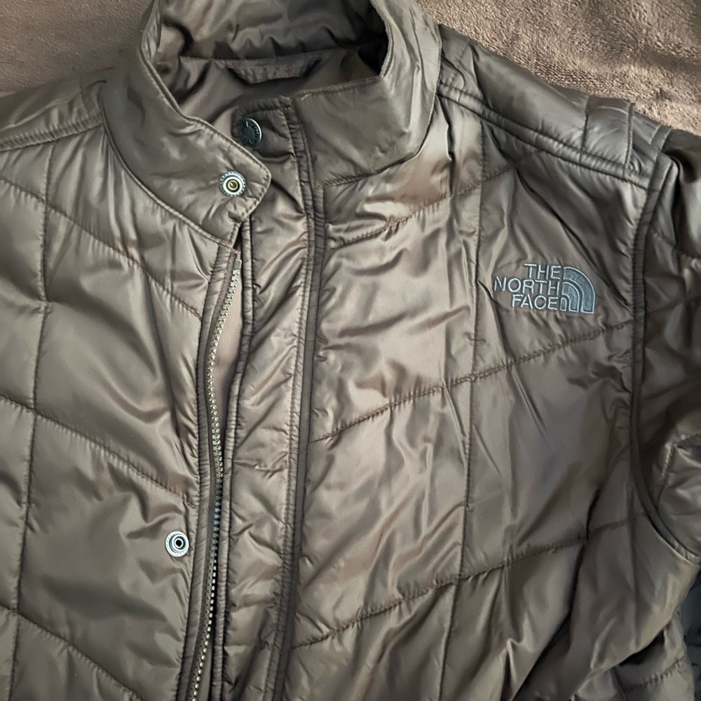 Rare North Face Reversible Cryptic Jacket Small F Medium Ripstop Chocolate Brown - Picture 9 of 16